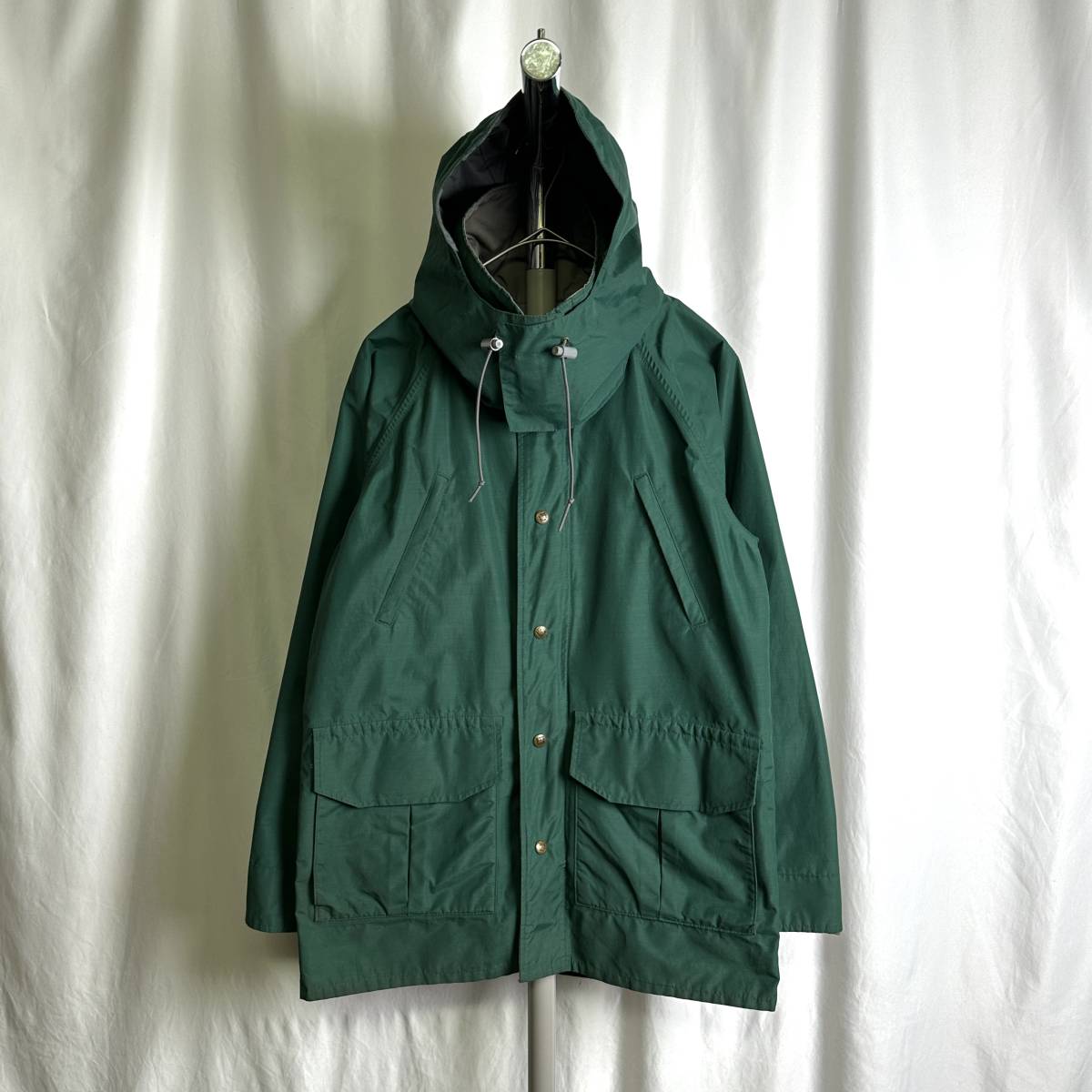 80s Columbia GORE-TEX ナイロン マウンテン ジャケット S グリーン ゴアテックス パーカー オールド コロンビア 70s 90s 古着 ビンテージ