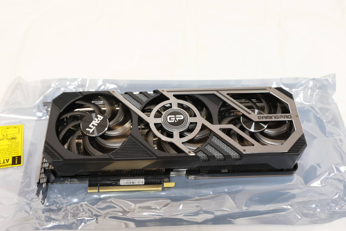 ☆Palit GeForce RTX 3080 GamingPro V1 10GB LHR版 中古完動品☆_画像2