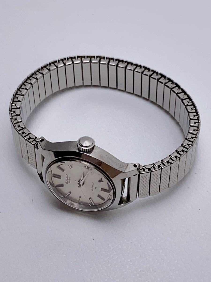 T580 極美品SEIKO セイコー Salvia 1104-0090 手巻き 腕時計 21石 稼働品_画像7