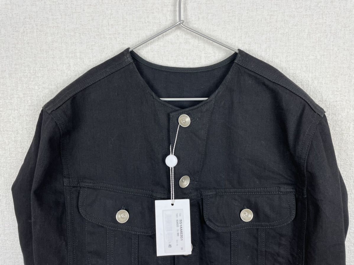 未使用　Maison Margiela メゾンマルジェラ　デニムジャケット　ノースリーブ　40 Gジャン ジージャン DENIM JACKET