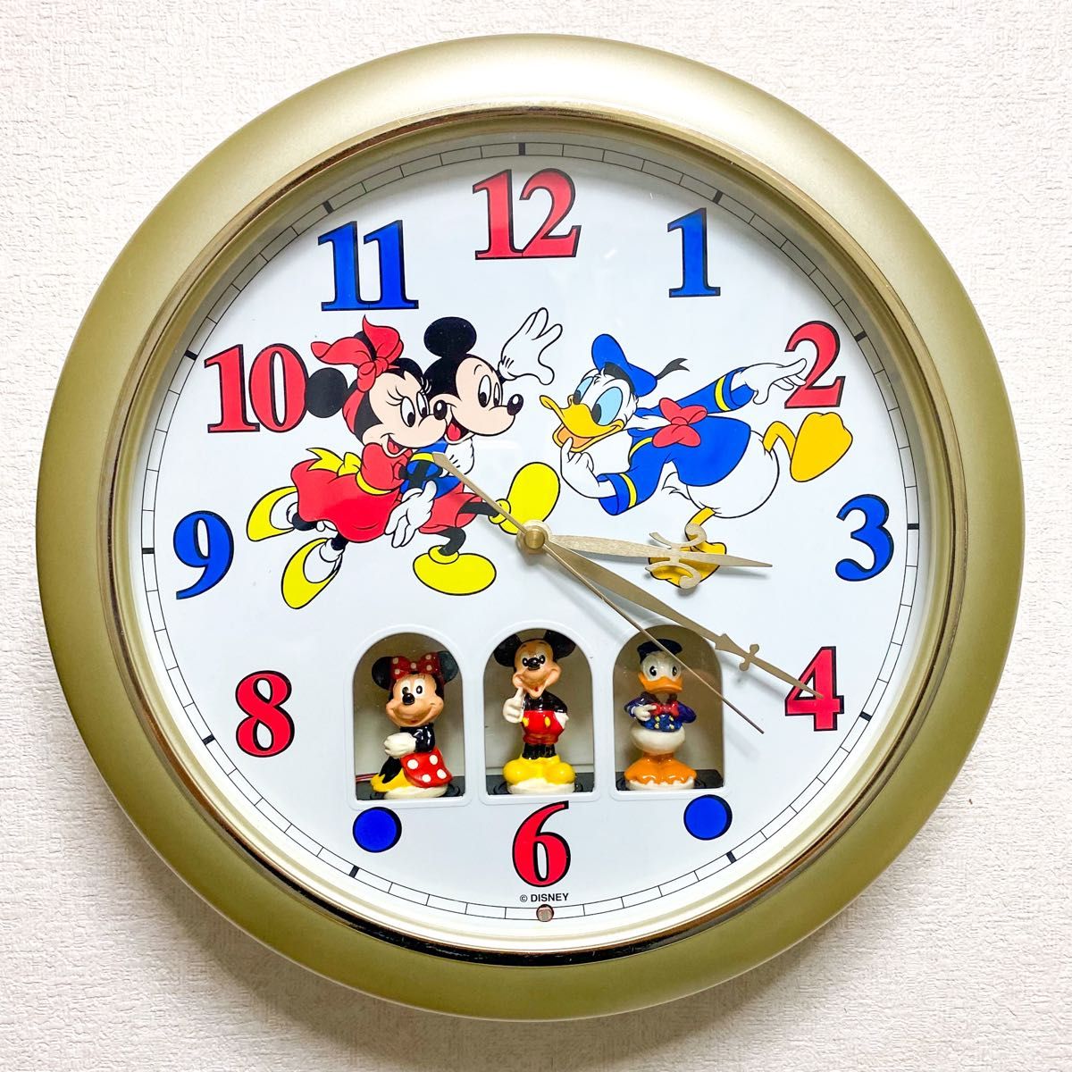 【ジャンク品】ディズニー　からくり時計　2点セット