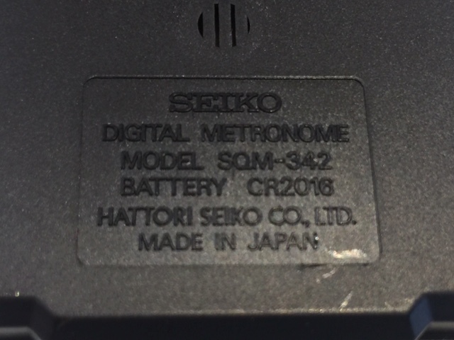 #* редкий прекрасный товар цифровой метроном маленький размер SEIKO Seiko SQM-342 батарейка заменена / часы секундомер *# отправка letter pack почтовый сервис 370 иен 