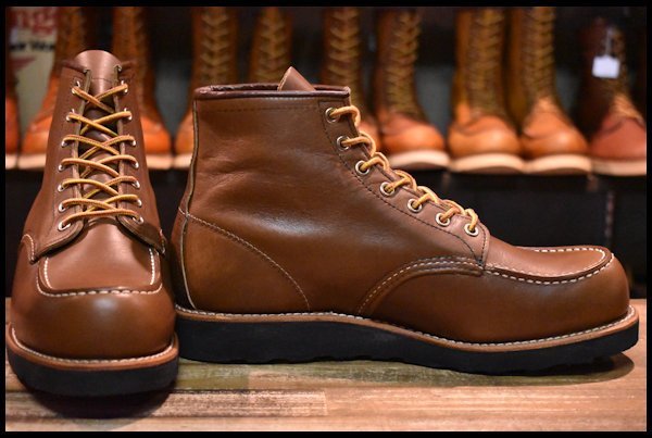 【9E 美品 14年】レッドウィング 8852 アイリッシュセッター 茶 ベルバリタン モックトゥ レースアップ ブーツ redwing HOPESMORE_画像2