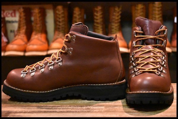 【7EE 良品 黒タグ】Danner ダナー マウンテンライト 30520X 茶 ブラウン ゴアテックス GORE-TEX レースアップ 編み上げ ブーツ HOPESMORE_画像1