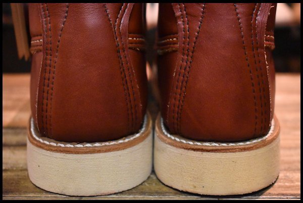 【9D 箱付 DEAD 半円犬タグ】レッドウィング 877 ロング アイリッシュセッター 茶 オロイジナル モックトゥ ブーツ redwing HOPESMORE_画像7