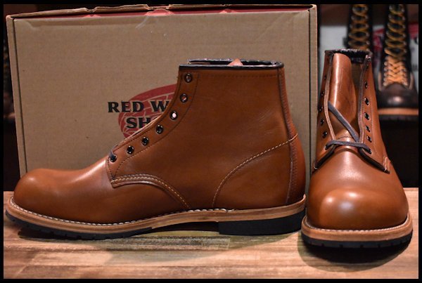 【12D 未使用 18年】レッドウィング 9416 ベックマン シガー フェザーストーン プレーントゥ 編み上げ ブーツ 9016 redwing HOPESMORE