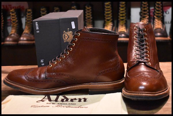 ALDEN LEATHER SOUL別注 ブーツ-