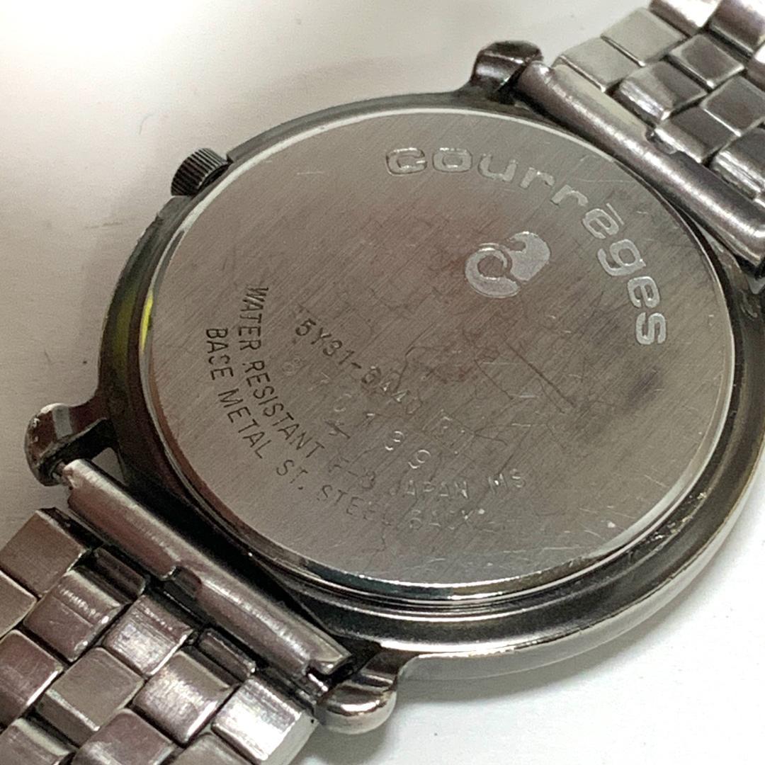 306 courreges クレージュ レディース 腕時計 新品電池交換済 クオーツ式 人気 希少