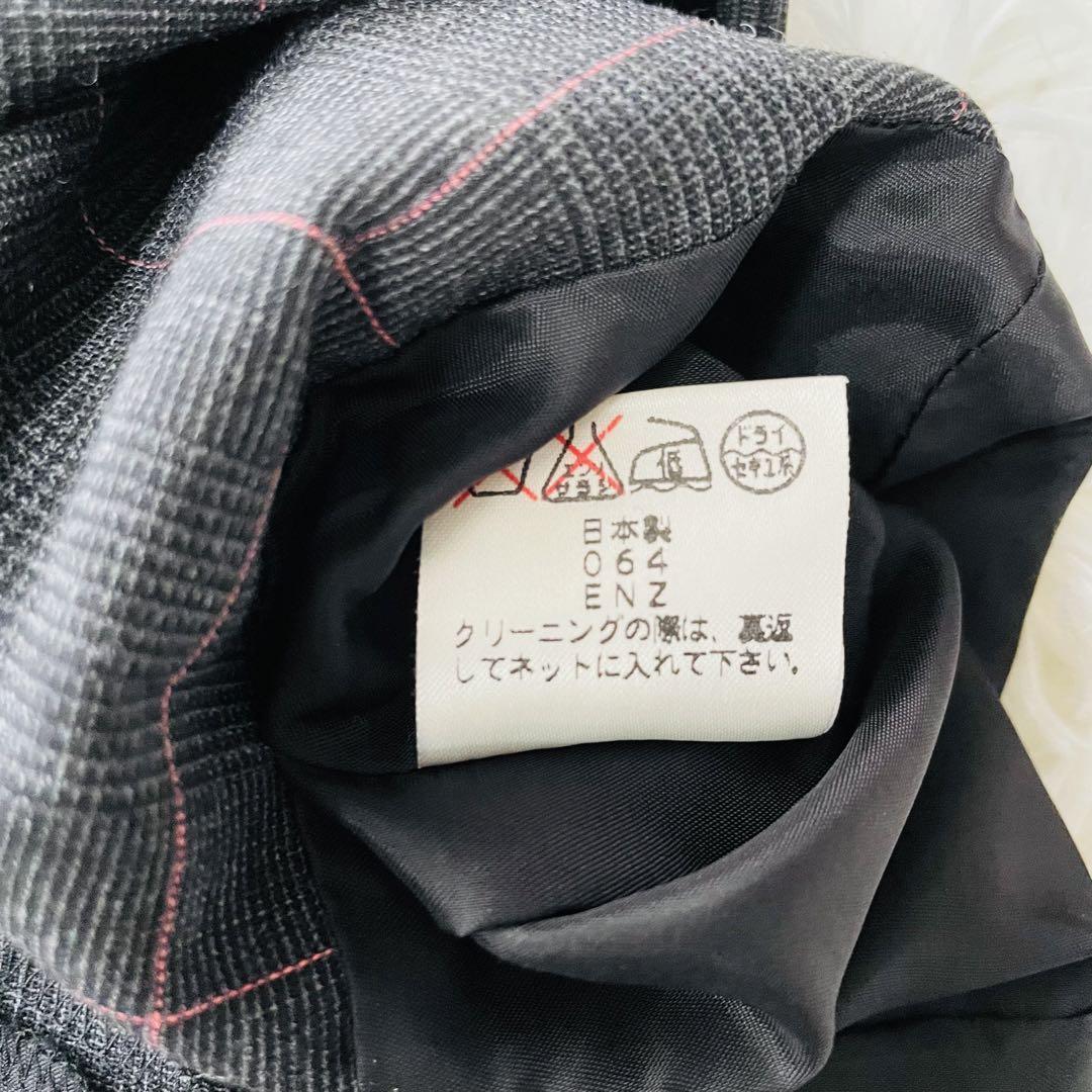 ミスクロエ　半袖膝丈ワンピース　チェック　日本製　40 上質素材　MISS　CHLOE　Ｌ相当_画像7