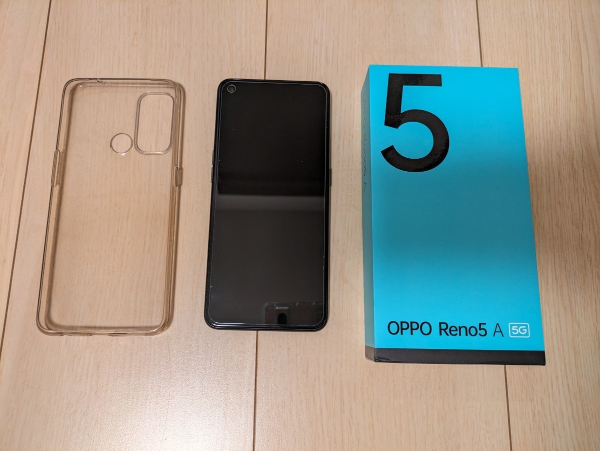 1円スタート OPPO Reno5A(eSIM) SIMフリー ワイモバイル版 ブラック 中古 オッポ リノ 5a (Android)｜売買されたオークション情報、ヤフオク! の商品情報をアーカイブ公開