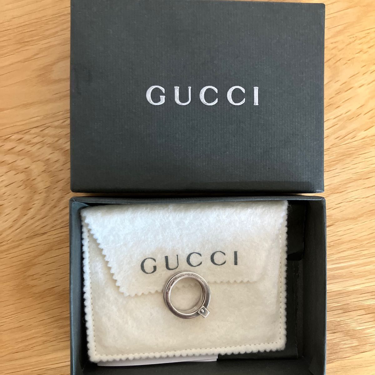 グッチ 指輪 リング 4連フープ 4hoop 銀 シルバー 925 silver