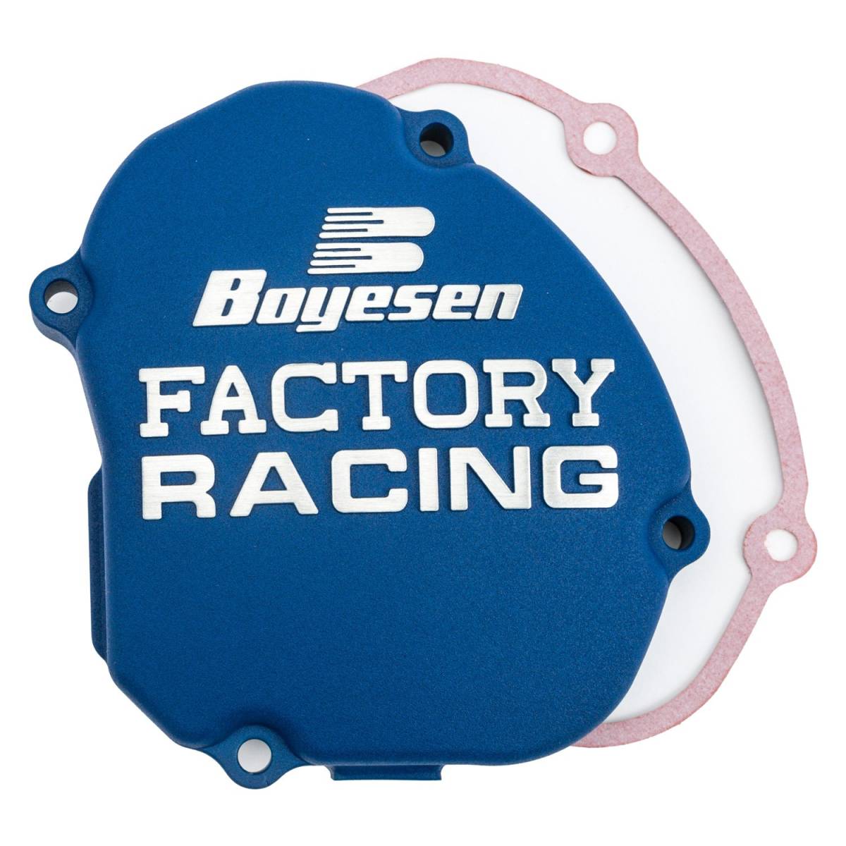 [Boyesen Factory] イグニッションカバー ブルー YZ125/YZ125X (05-23年式)