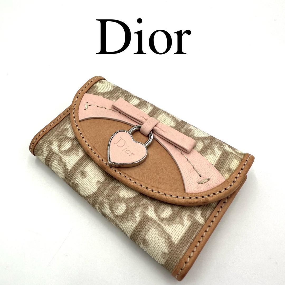 最大12%OFFクーポン 希少 Christian Dior ディオール 6連キーケース