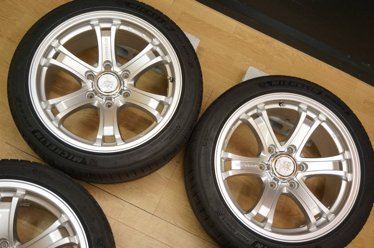 I493【人気】weds キーラー PCD139.7 8J+25 225/45R18 オーバー I493【人気】weds キーラー PCD139.7 8J+25 225/45R18 オーバー