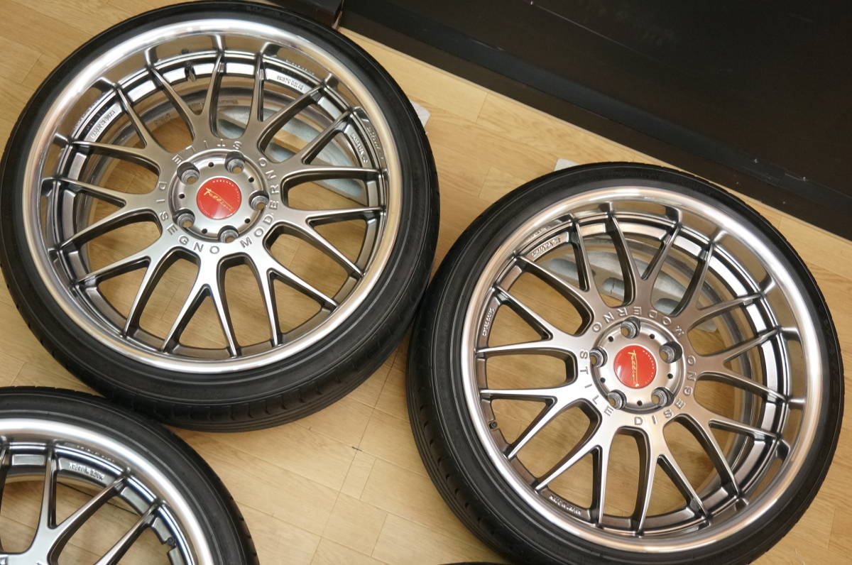 I560【希少】SSR Fellini LM9 PCD114.3 8J+37 9.5J+53 深リム 225