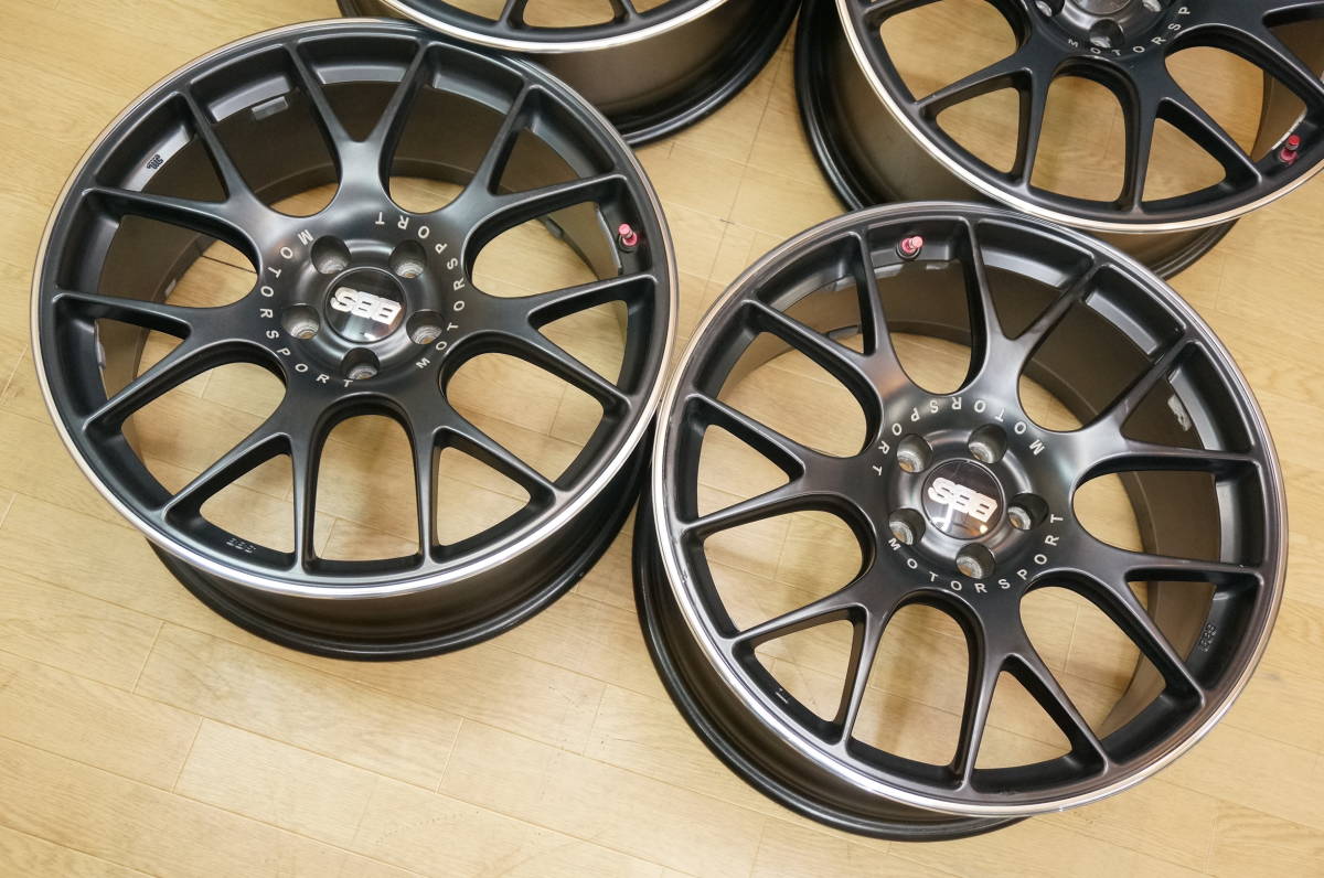 I422【希少】BBS CH-R CH124/125 PCD114.3 9.5J+40 10.5J+24 Z33 Z34 SC430 GS350 RCF_画像2