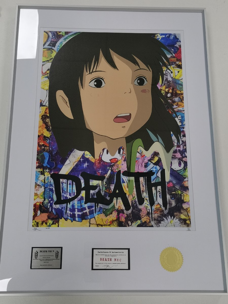 Yahoo!オークション - DEATH NYC 額付き 世界限定100枚 アート Yahoo!オークション - DEATH NYC 額付き 世界限定100枚 アート