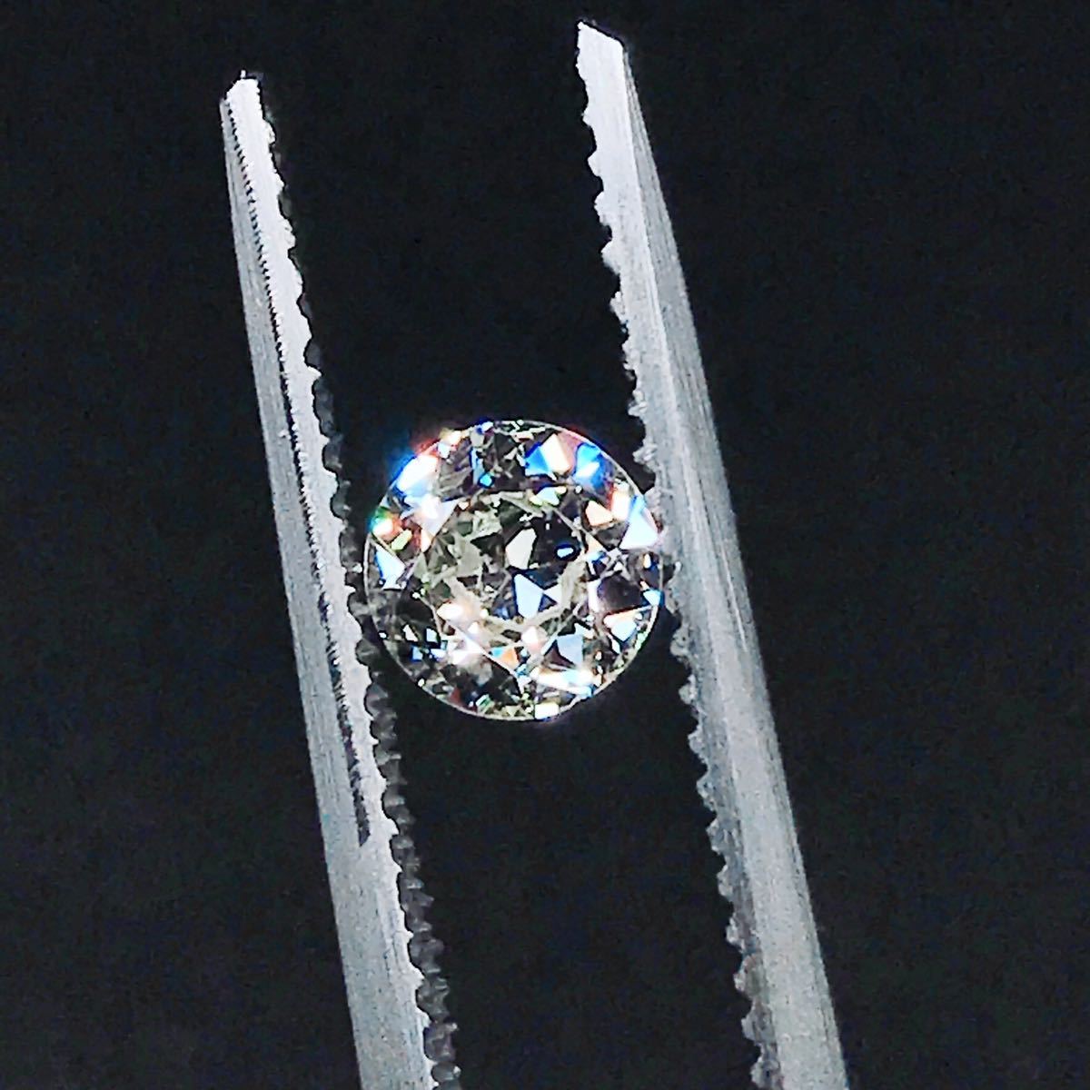 0.518ct サーキュラーブリリアントカット ダイヤモンド ルース 希少 オールドカット 中央宝石研究所 ソーティング付き