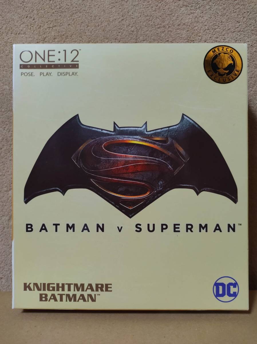 メズコ ワン12 コレクティブ ナイトメア・バットマン バットマン vs スーパーマン フィギュア MEZCO TOYZ ONE:12 one12 Knightmare Batmanの画像3