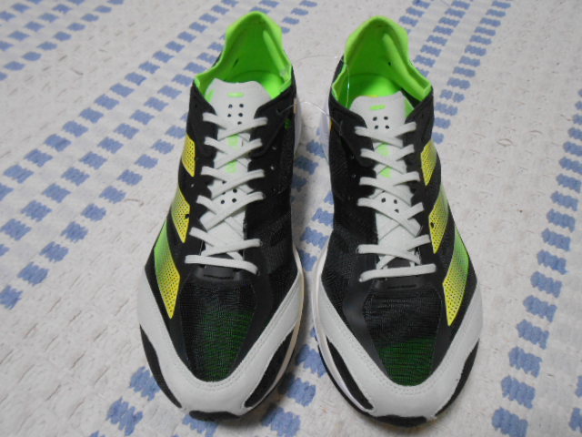 新品！アディダス　ADIZERO JAPAN 7 M　黒ｘグリーン　9　アディゼロ　GY8409　ランニング　スーパースター　スタンスミス　ラスト1足_画像3