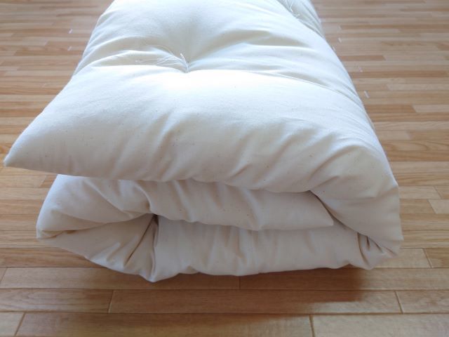  worker handmade cotton 100%. daytime . mattress unbleached cloth 