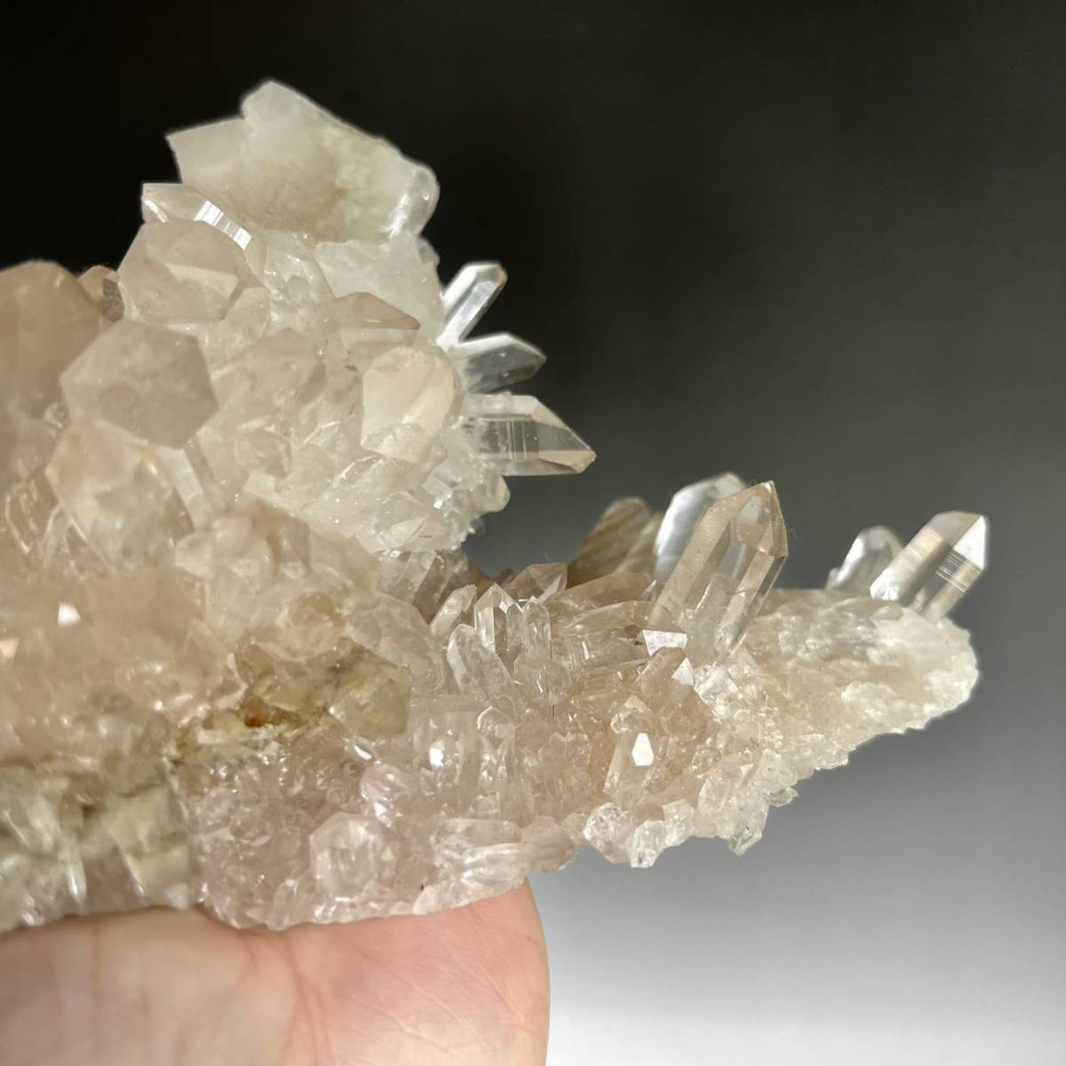  высокое качество himalaya кристалл manika Ran производство cluster кристалл cluster crystal 