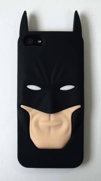 訳あり 特価品 バットマン iPhone5/5s ケース iPhoneSE ケース アイフォン5ケース アイフォンSE ケース シリコン DCコミック_画像1