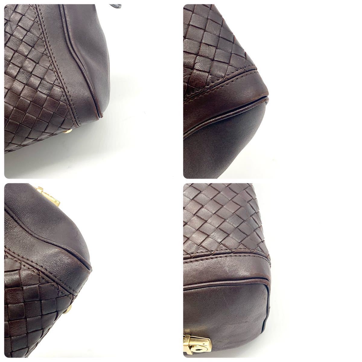 極美品 鍵付き】BOTTEGA VENETA ボッテガヴェネタ ミニボストンバッグ