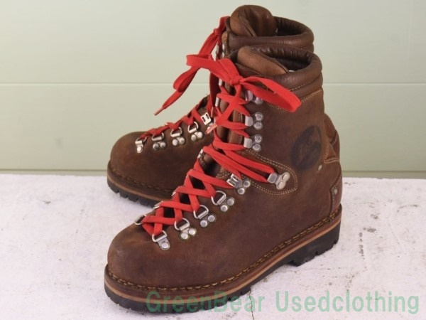 W506* Germany made [LOWA] Vintage trekking boots is good taste tea Brown lady's 24cm