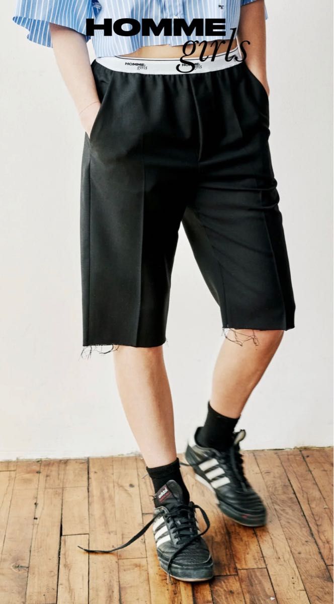 新品】hommegirlsオムガールズ クラシックカットオフショートパンツ S