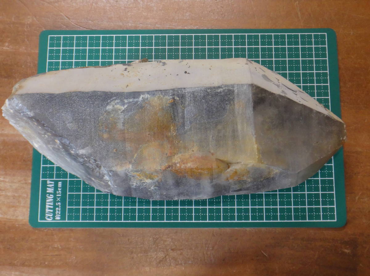 国産鉱物 巨大煙水晶 山口県白滝山産 - 科学、自然