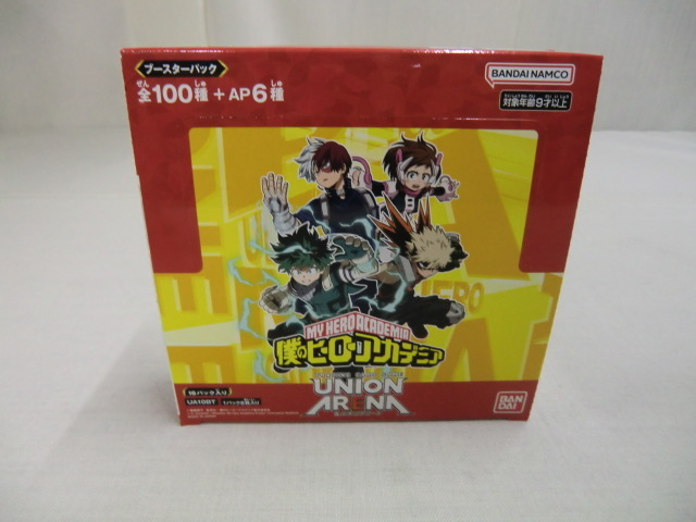 僕のヒーローアカデミア１ＢＯＸ（２０パック入り） ユニオンアリーナ ＢＡＮＤＡＩ ＭＡＤＥ ＩＮ ＪＡＰＡＮ