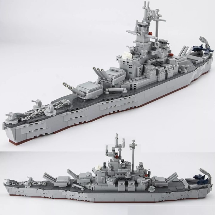 【国内発送＆送料込】箱なし LEGO互換 サウスダコタ サウスダコタ級戦艦 アメリカ 海軍_画像3