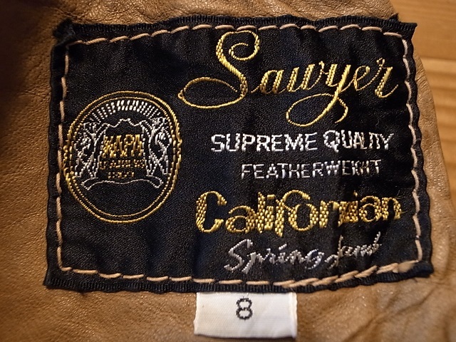 Sawyer ビンテージ ムートン シープスキン ジャケット アメリカ古着 サイズ 8 レディース S相当_画像8
