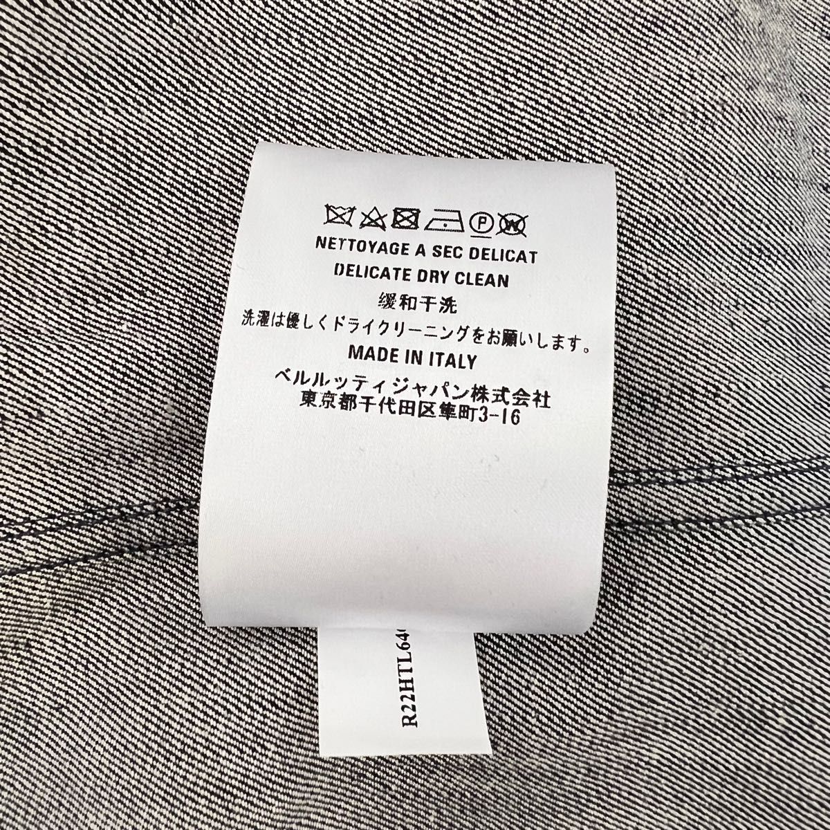 BERLUTI ブルーデニムシャツ (Lサイズ) (インディゴブルー)