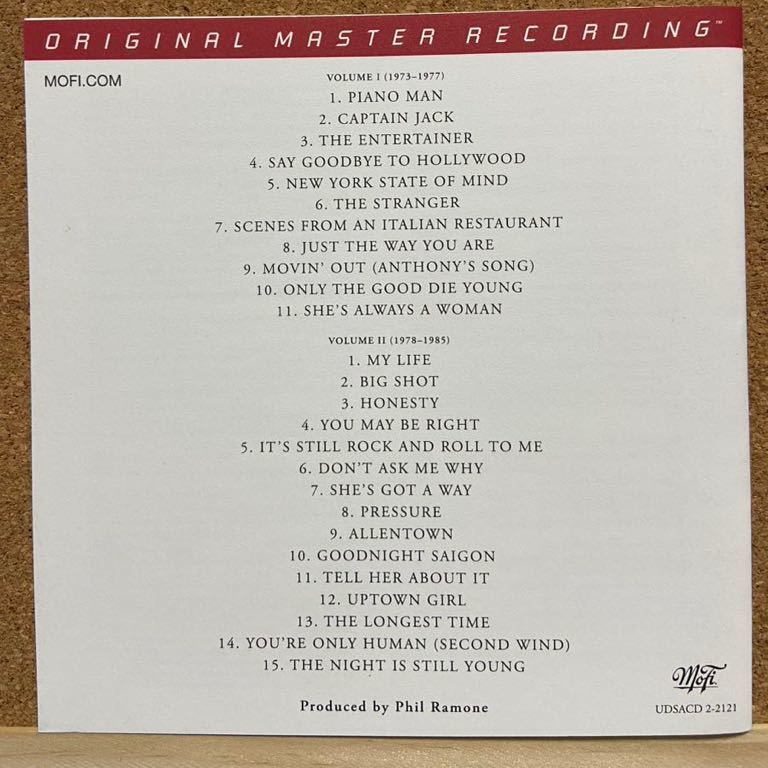 SACD Billy Joel Greatest Hits Vol 1&2 ビリー・ジョエル Mobile