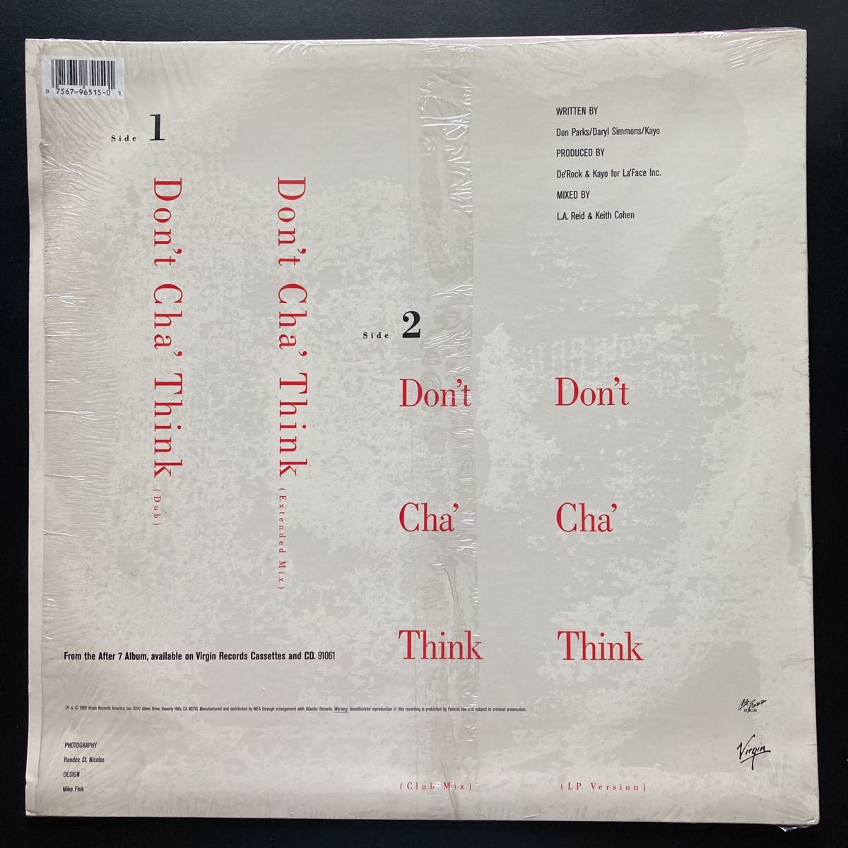 12inch AFTER 7 / DON'T CHA' THINK_画像2