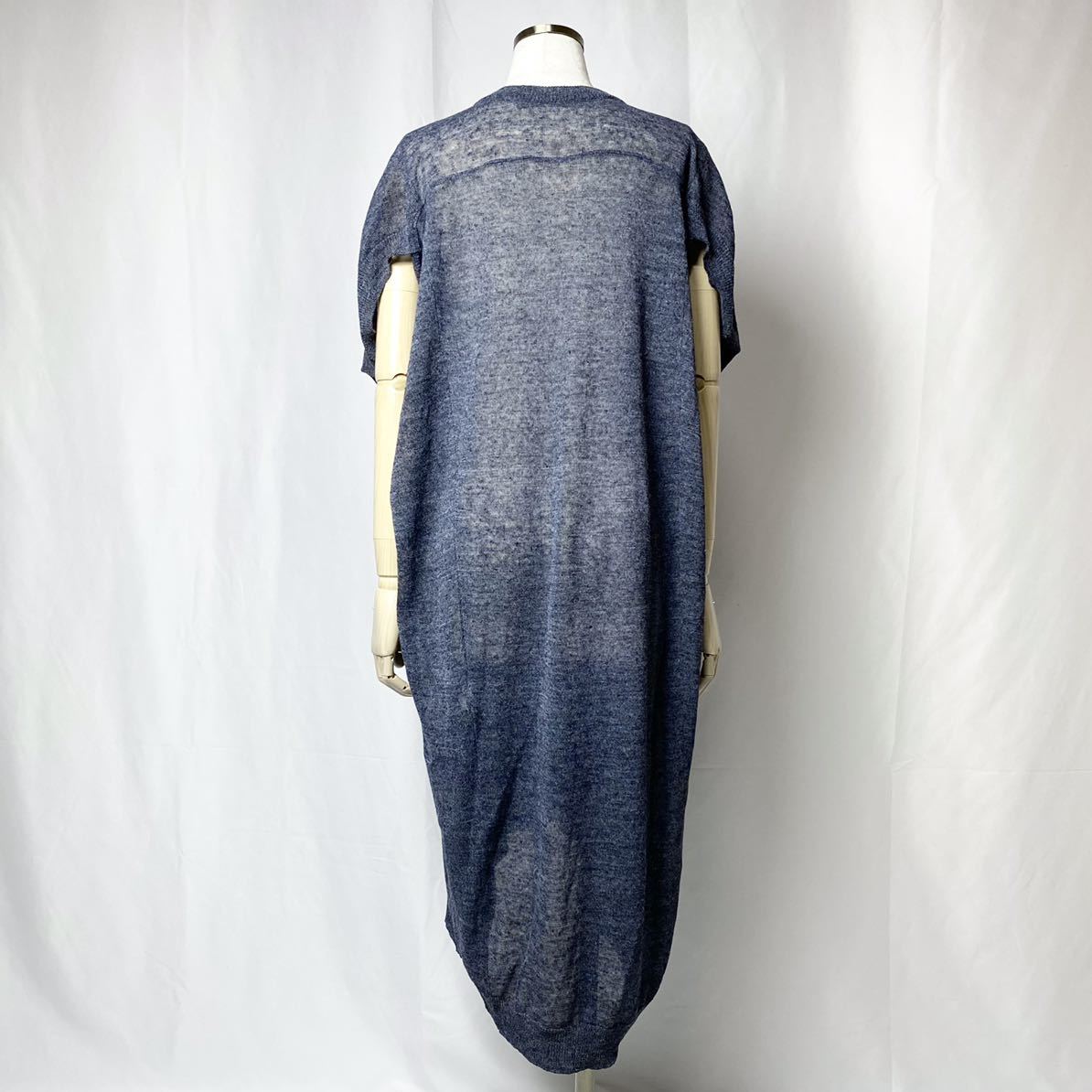 LIMI feu リミフゥ ヨウジヤマモト 18SS リネン ニットワンピース