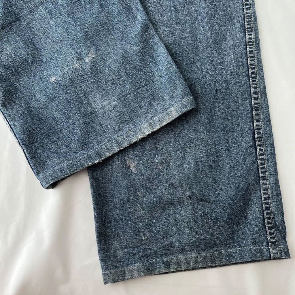 90's RRL USA製 ダブルニー デニム ペインターパンツ W33 三ツ星タグ