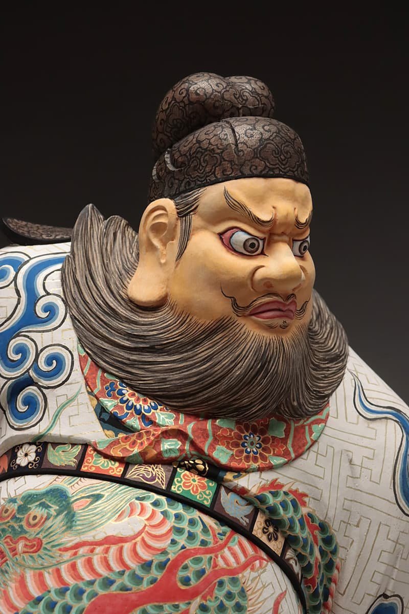 中野素昻作 木彫彩色一本彫 Yahoo!オークション - DR958 【平野富山 作】木彫 細密極彩色