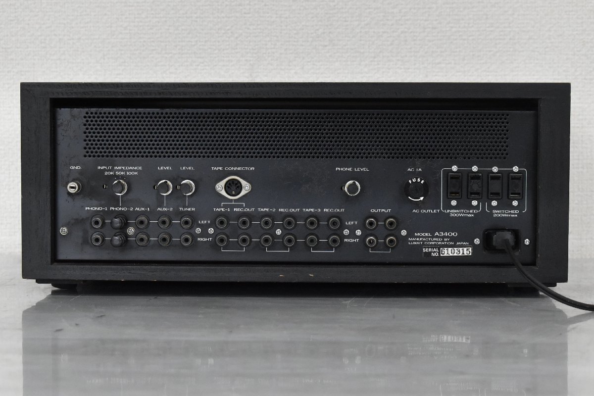Σm5208 LUXMAN ラックスマン プリアンプ LUXKIT A3400 難あり