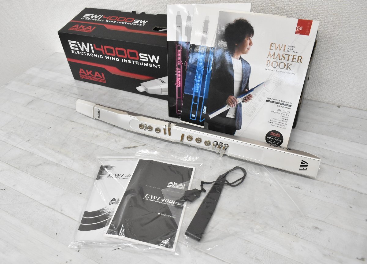 Σm5670 現状品 AKAI アカイ ウインドシンセサイザー EWI4000SW ①