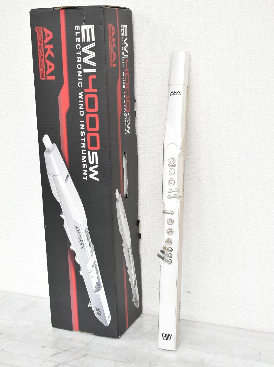Σm5671 現状品 AKAI アカイ ウインドシンセサイザー EWI4000SW ②