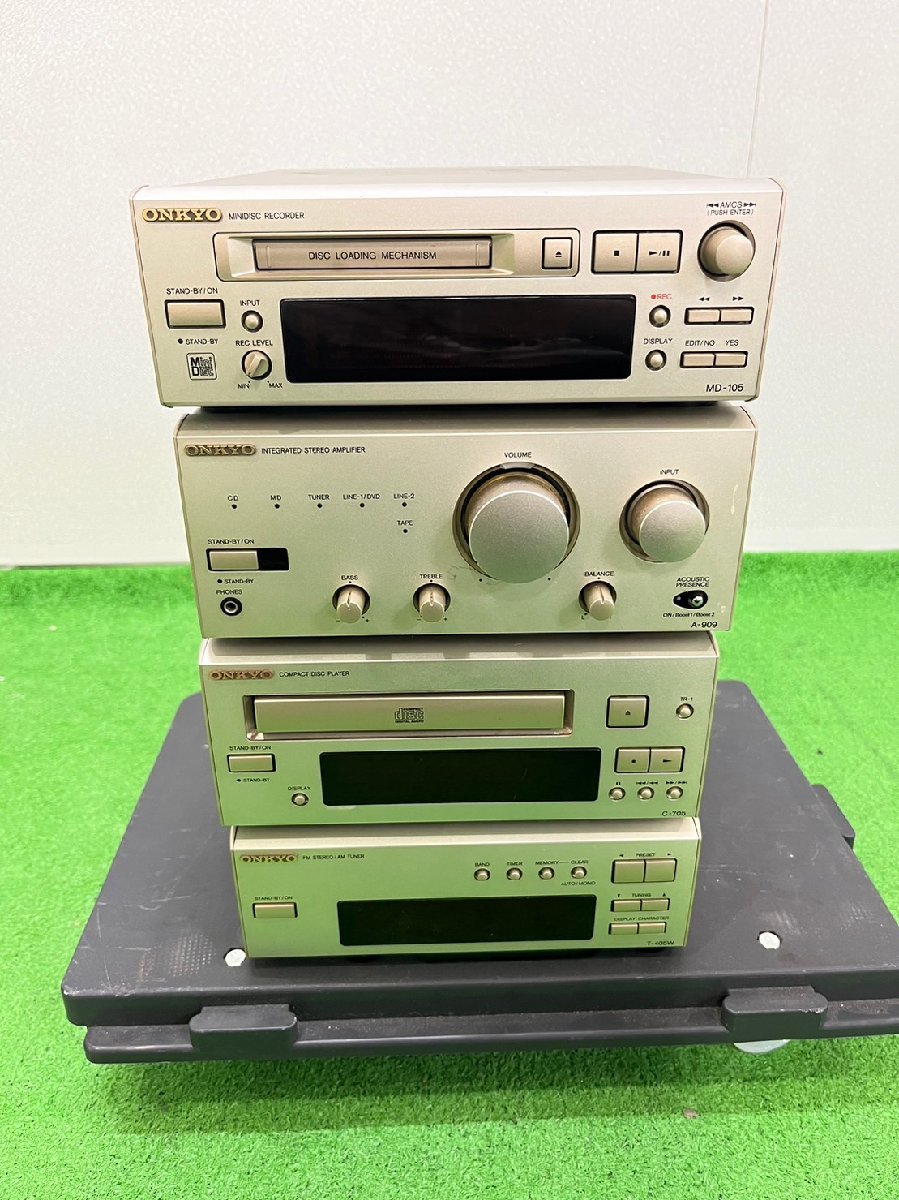 ^6296 present condition goods audio equipment system player ONKYO MD-105/A-909/C-705/T-405W/D-102AX Onkyo 