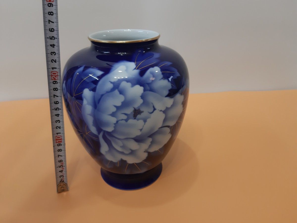 深川製磁 花瓶 瑠璃牡丹 有田焼|Yahoo!フリマ(旧PayPayフリマ) 深川製磁 花瓶 瑠璃牡丹 有田焼|Yahoo!フリマ(旧PayPayフリマ)