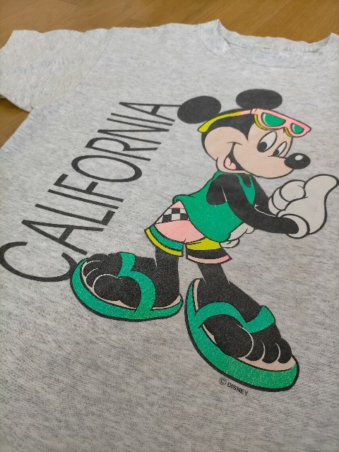 90s USA製 ビンテージ Velva Sheen MICKEY MOUSE ベルバシーン ミッキーマウス Tシャツ M ★古着ミニードナルドの画像1