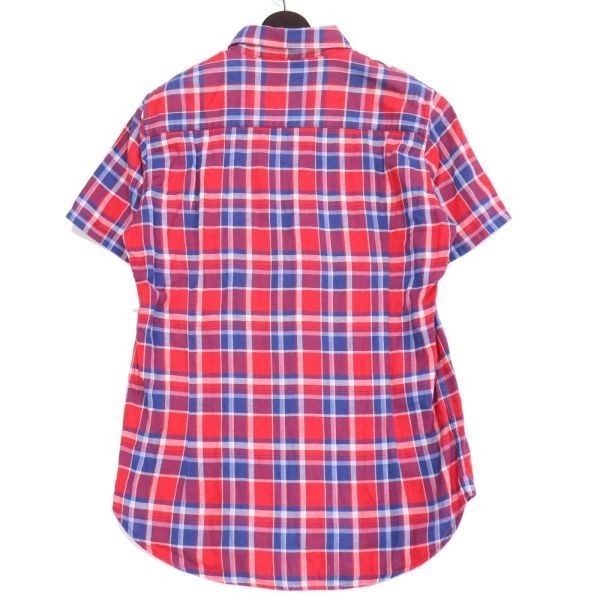 wjk ダブルジェイケイ 4029 ch10zt 【half sleeve checkshirts】 半袖 ボタンダウン Wガーゼ チェック シャツ Sz.L　メンズ　G2T01783_6#A_画像4