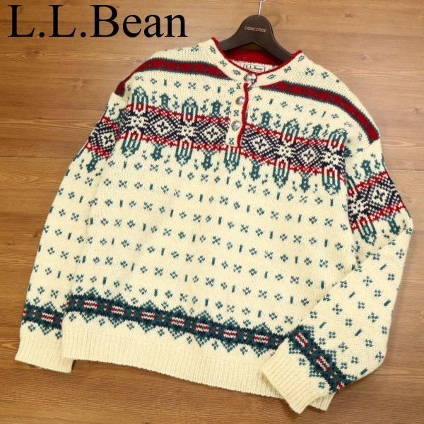 お歳暮 70s~80s☆ L.L.Bean エルエルビーン USA製 ノルディック