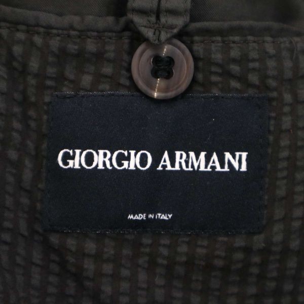  Италия производства * GIORGIO ARMANIjoru geo Armani весна лето sia футбол * полоса жакет блейзер Sz.46 мужской G3T00573_2#M
