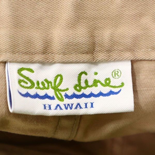 19SS★ Surf Line サーフライン ORIGINAL Jams オリジナルジャムズ 春夏 ツイル ショート パンツ Sz.L メンズ 日本製 G3B00673_4#Pの画像6